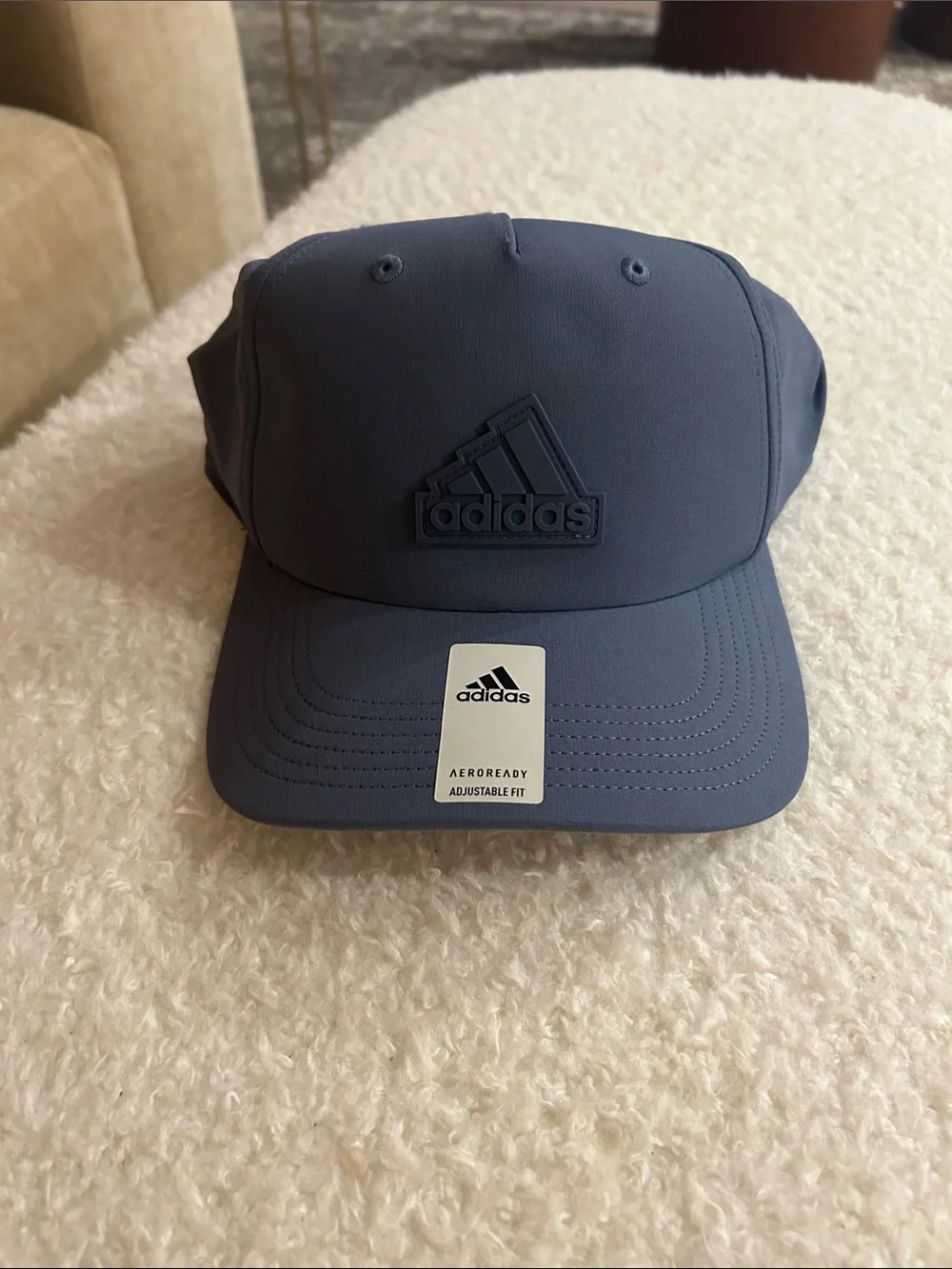 adidas Blue Adjustable Aeroready Performance Cap